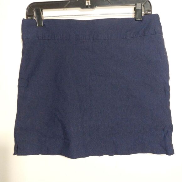 Charter Club Women's Petite Stretch Active Mini Skort Navy Size 10P EUC - Picture 3 of 11